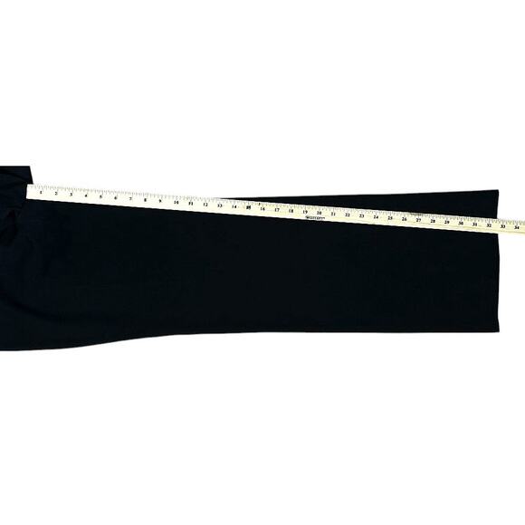 NWT Cache Straight Leg High-Rise Pull On Black Dress Pants Size 14 34X33 - Picture 4 of 6